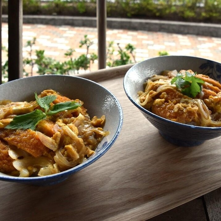 お手軽ミンチ天丼